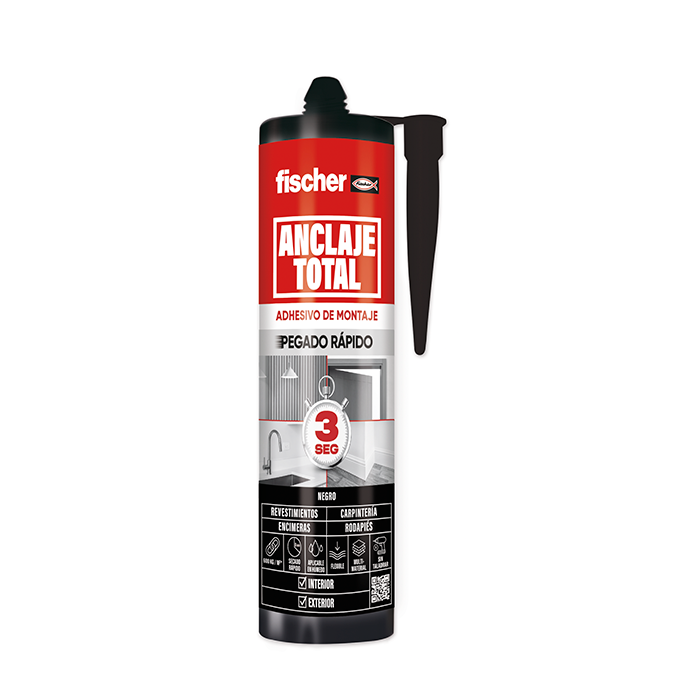 Anclaje Total Negro Fischer 290 ml