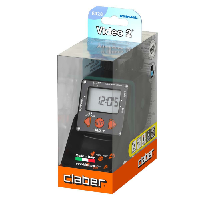 Programador de Riego Automático Claber Aquauno Video-2