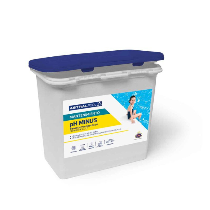 Minorador de pH Astral 10 Sólido 5 Kg | Baja el pH | AstralPool