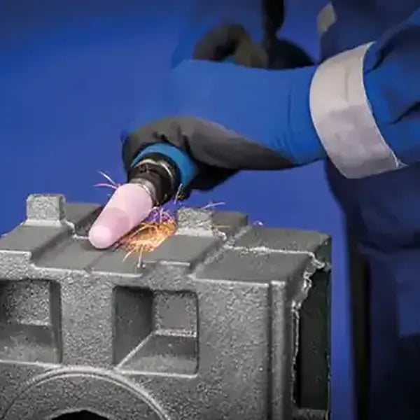 Muela rosa cónica KE con mango Pferd A-30 Ø25x45