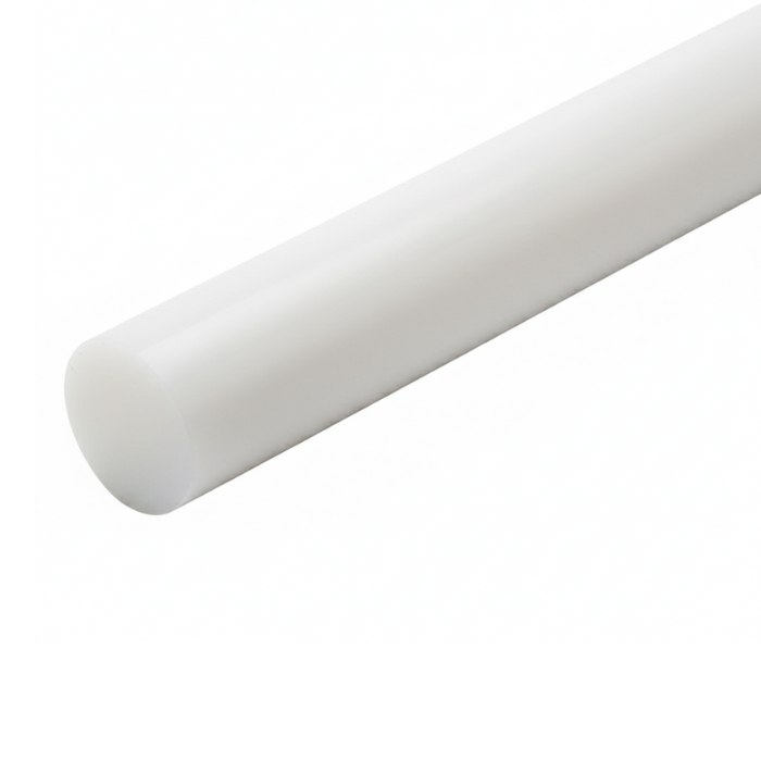 Barra de Delrin Natural POM-C Ø50 mm | Alta Estabilidad y Resistencia