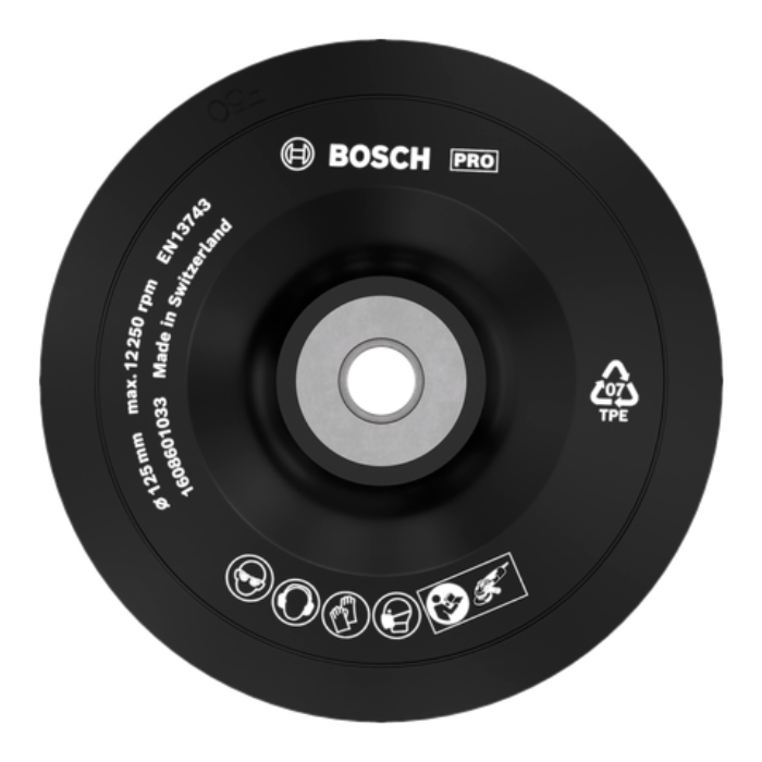 Disco de Soporte Blando Bosch PRO | 125 mm | M14 | Amoladora