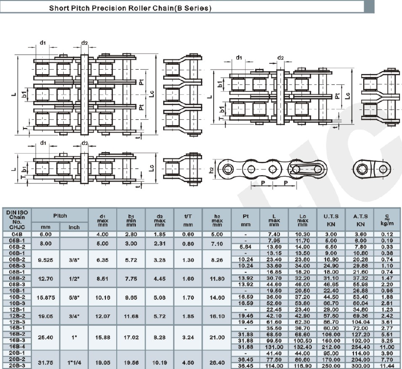 Cadena Alren Simple 1/2" 08B1