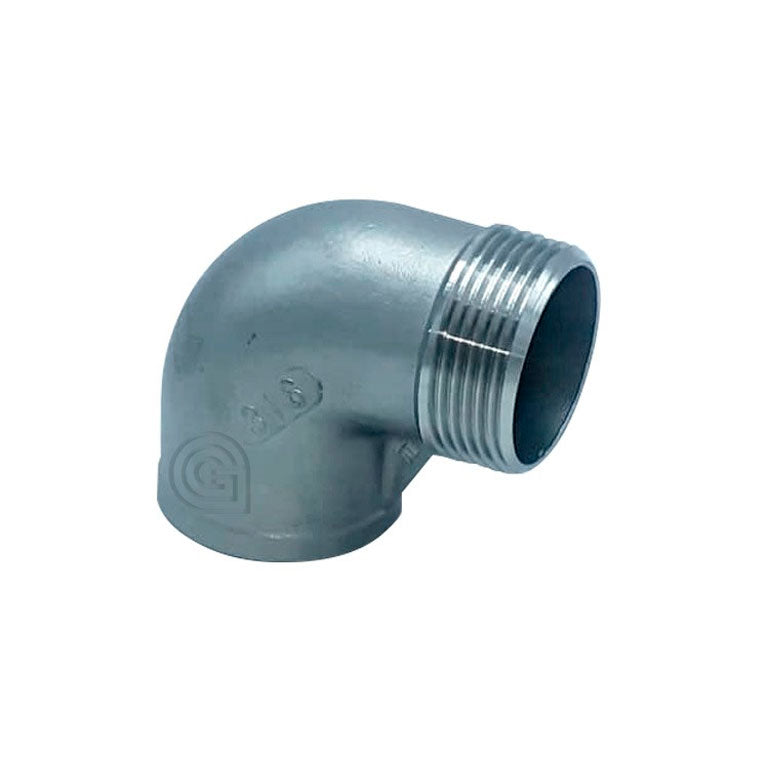 Codo 90º Acero inoxidable 316 con rosca Macho / Hembra Figura 92 CINOX