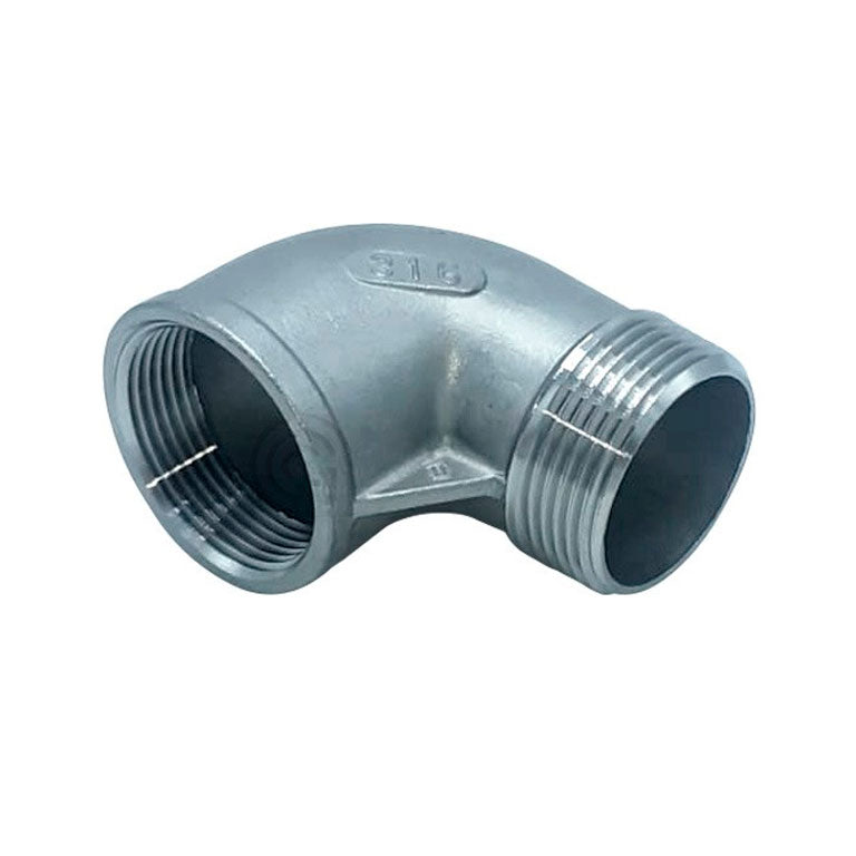 Codo 90º Acero inoxidable 316 con rosca Macho / Hembra Figura 92 CINOX