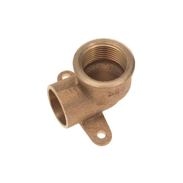 Codo Fijación Placa HH Mixto para Roscar y Soldar | F-472G-CU