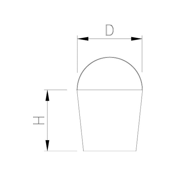 Cubo inoxidable industrial A304 de 10 lts.