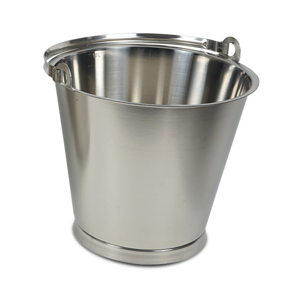 Cubo inoxidable industrial A304 de 10 lts.