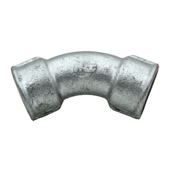 Curva 45º Galvanizada Hembra-Hembra | Hierro Maleable | PN25