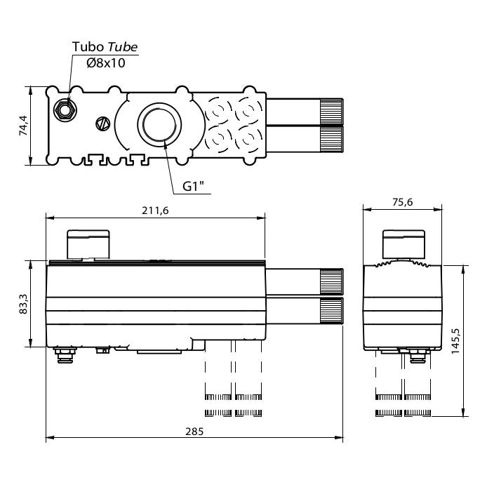 Central de vacio SKN4 de alto caudal con tratamiento anticorrosivo CVSKN4AQ