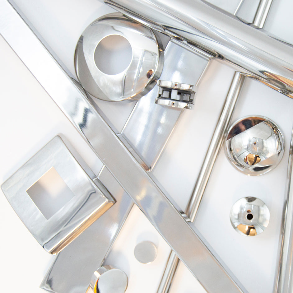 Embellecedor inox A-316 entallado pulido 80X10 40X8
