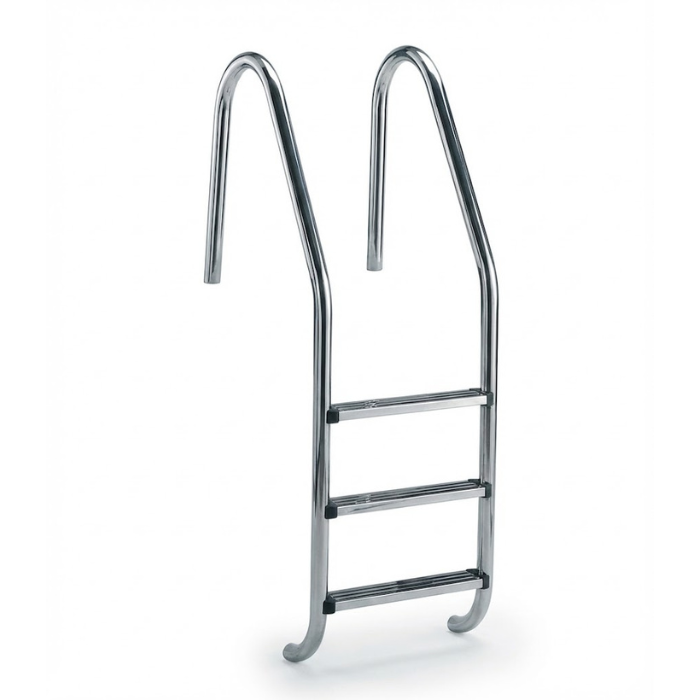 Escalera Estándar Piscina Inox 3 Peldaños | Ø43mm | Cód. 05489