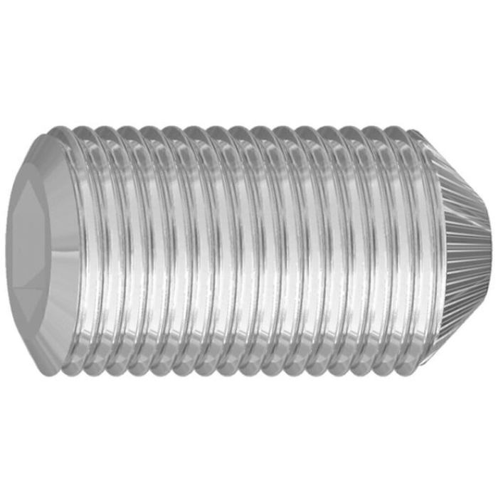 Espárrago allen punta moleteada Unbrako DIN 916