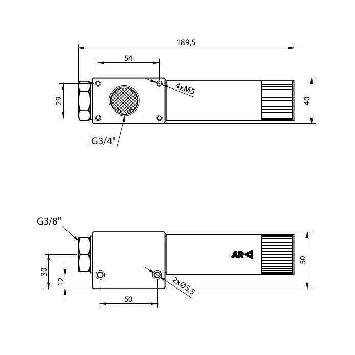 Eyector de vacío standard modelo K-3BE
