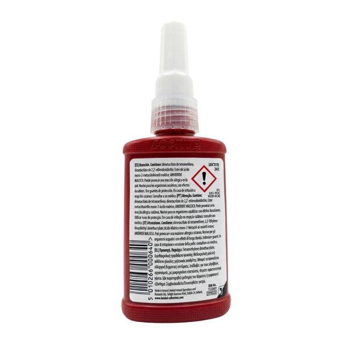 LOCTITE 243 Fijador de roscas azul resistencia media 50ml