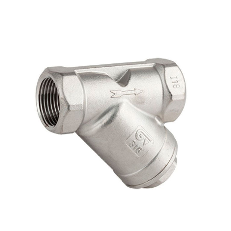Filtro en "Y" Roscado en Acero Inoxidable A-316 Genebre