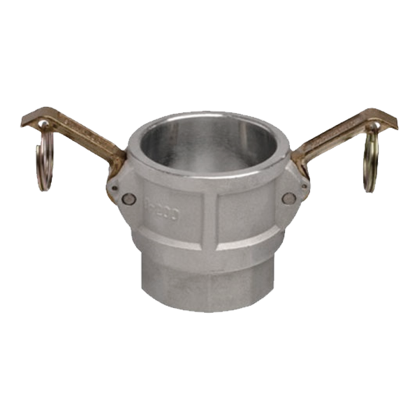 Kamlock hembra con rosca hembra Tipo D inox A-316