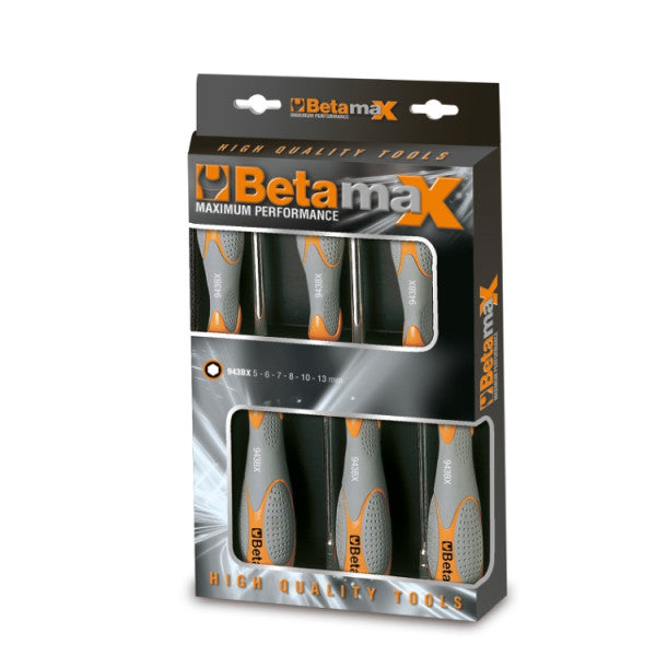 Juego destornilladores vaso BETA 943BX/D8 8 piezas