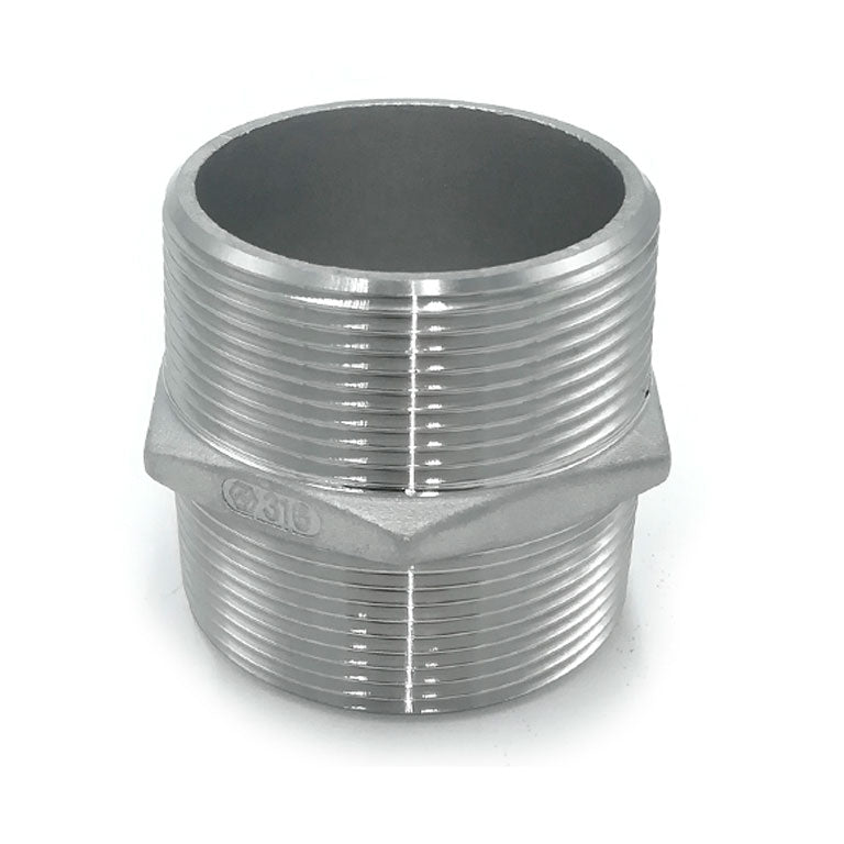 Machón de Acero Inoxidable 316 con rosca Macho / Macho Figura 280 CINOX