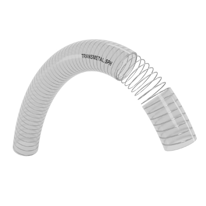 Manguera PVC transparente alimentario con alambre