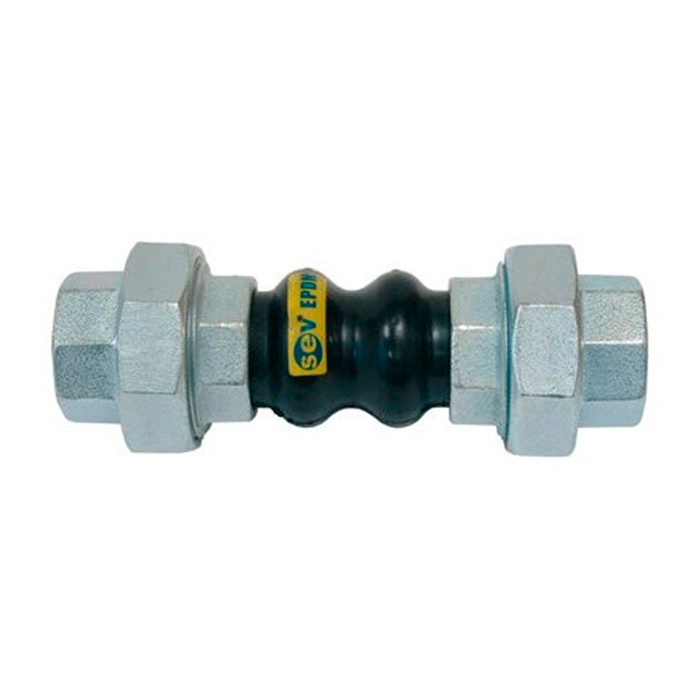 Manguito Antivibratorio Doble Onda EPDM Roscado 2 pulgadas