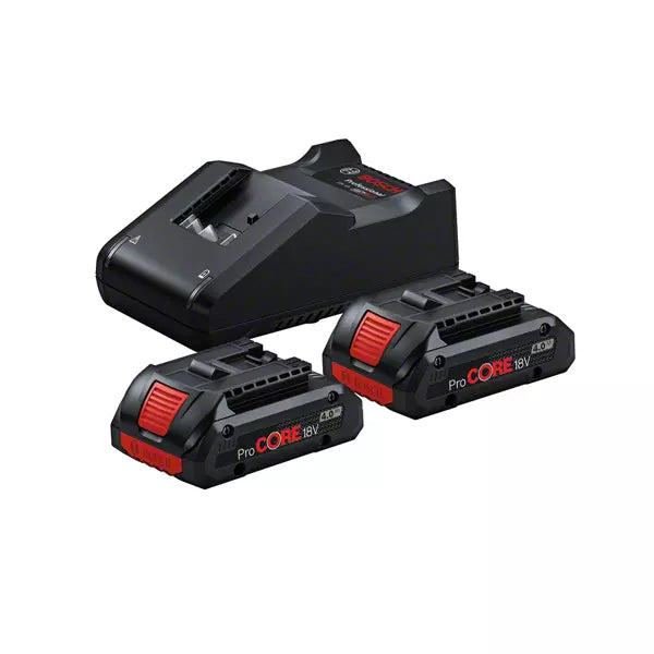 Kit Cargador Bosch GAL 18V-40 + 2 baterías ProCORE 4.0 Ah