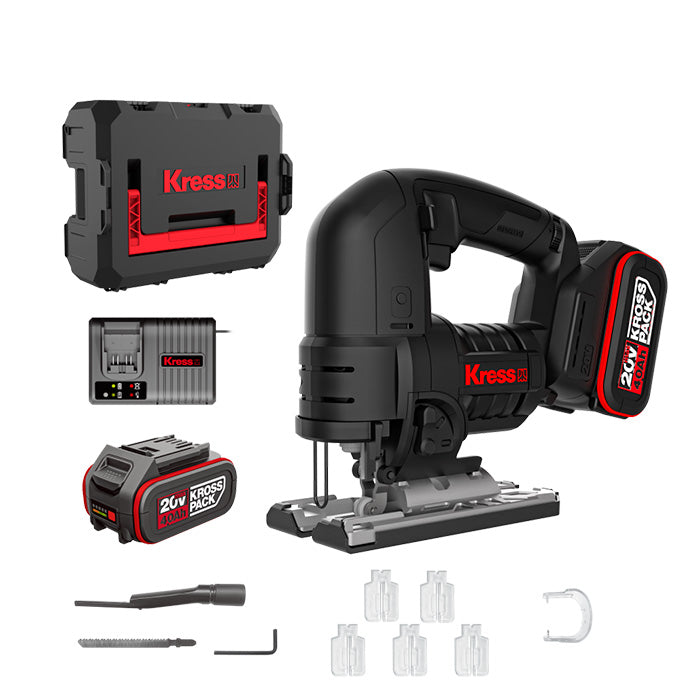 Sierra de Calar Brushless 20V 4Ah 2bat – KUE26 de Kress