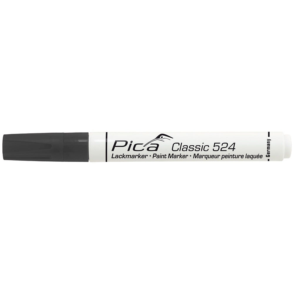 Marcador negro de pintura permanente PICA Classic 524/46