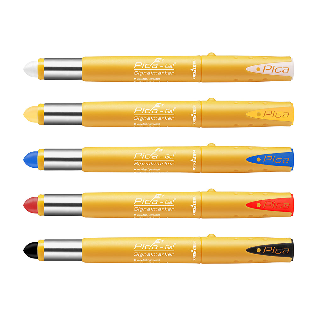 Marcador negro permanente de gel PICA GEL 8083