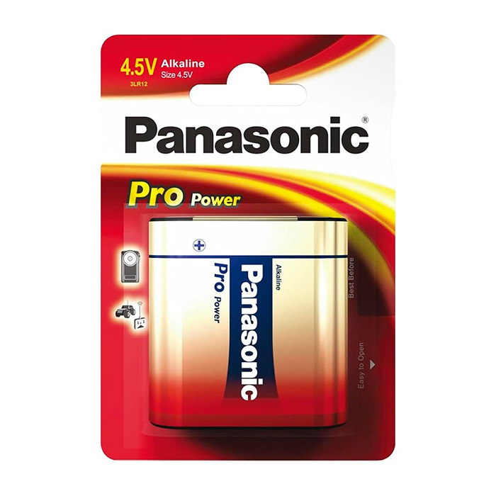 Blister 1 Pila Alcalina de Petaca Panasonic 4,5V