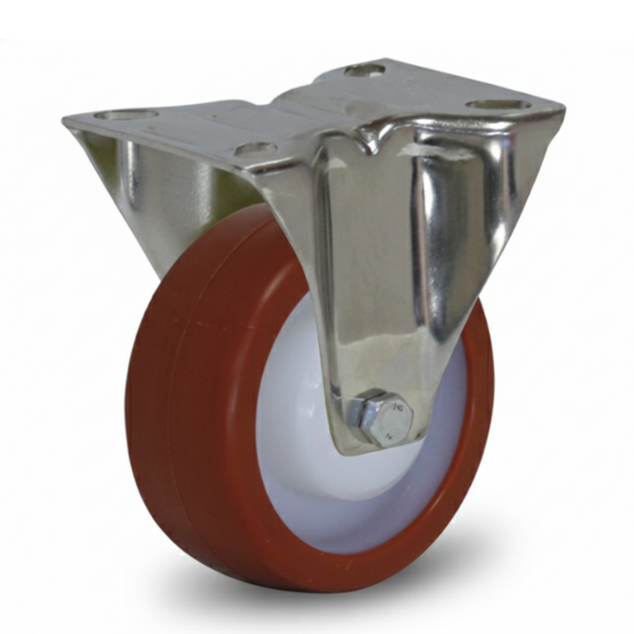 Rueda Gayner Inox 100mm | Ref. 34-103/34 | Poliuretano | Carga 170kg