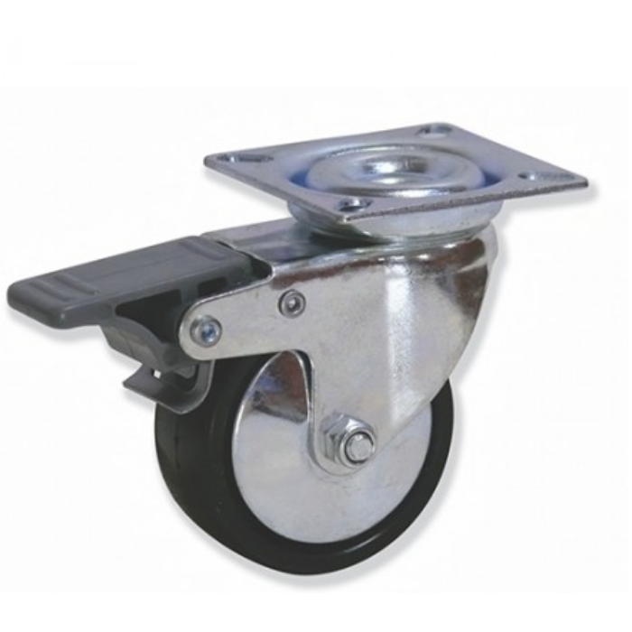 Rueda Gayner D-50 con Freno | Ref. 28-164-FD | Polipropileno | 50 kg