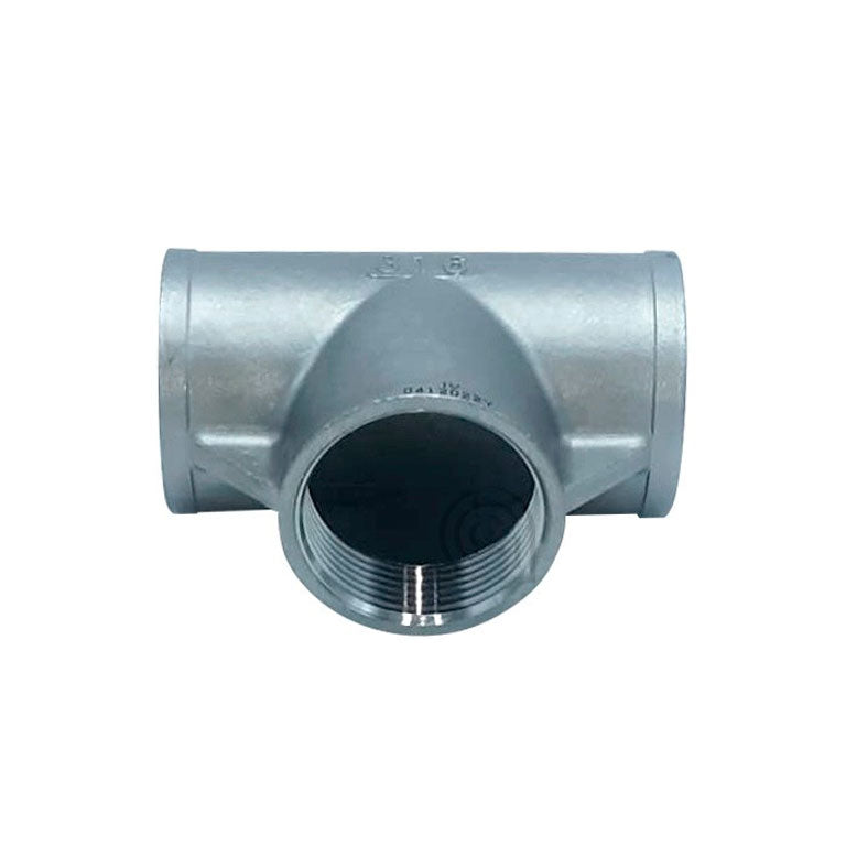 Te de Acero Inoxidable 316 con rosca Hembra / Hembra Figura 130 CINOX