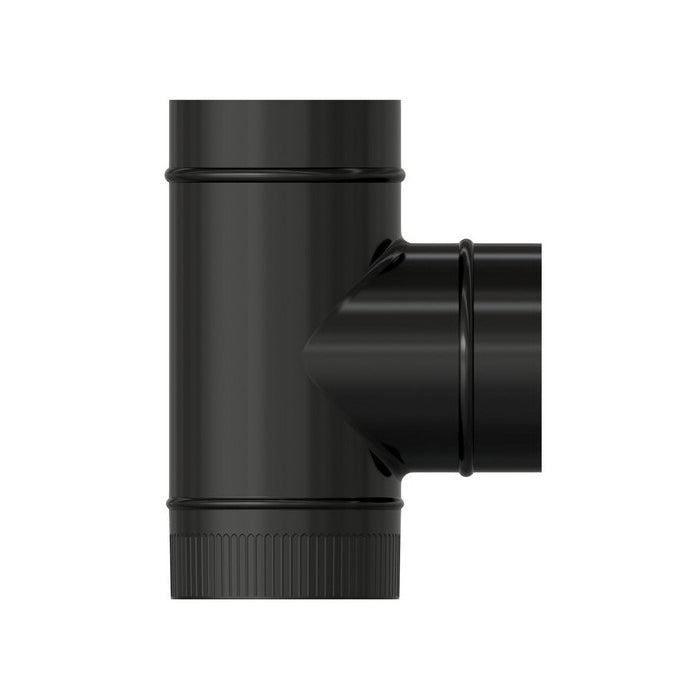 Te 90º acero negro vitrificado a 850ºC Ø125