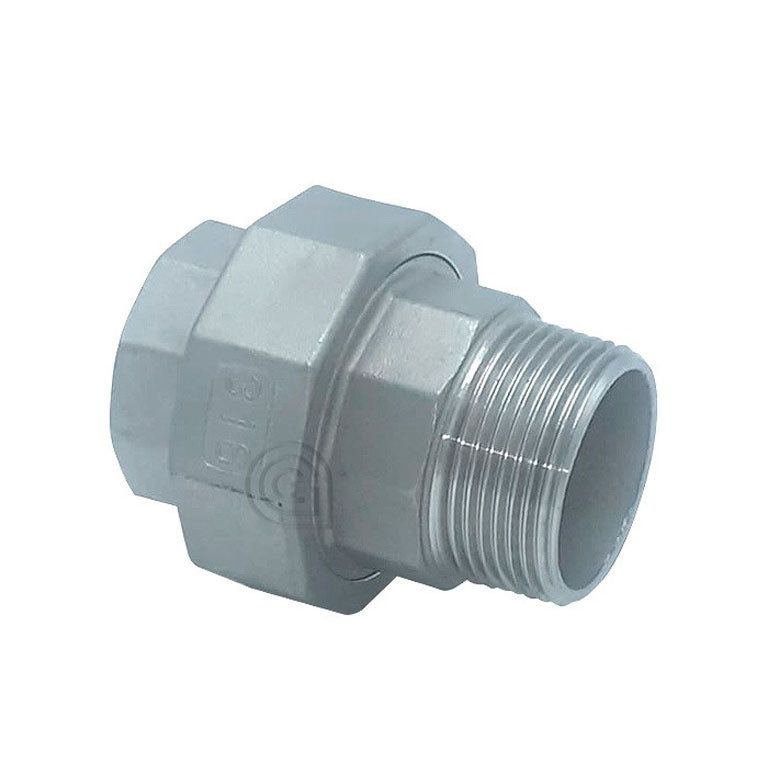 Tuerca Unión de Acero Inoxidable 316 con rosca Macho / Hembra Figura 331 CINOX