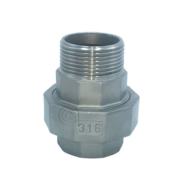 Tuerca Unión de Acero Inoxidable 316 con rosca Macho / Hembra Figura 331 CINOX