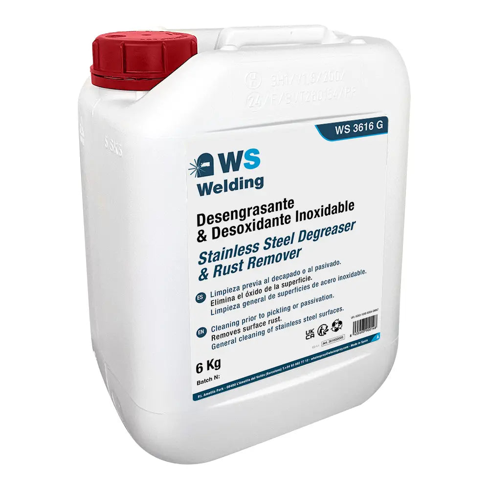 Desengrasante de Inox WS 3616 G garrafa de 6l.