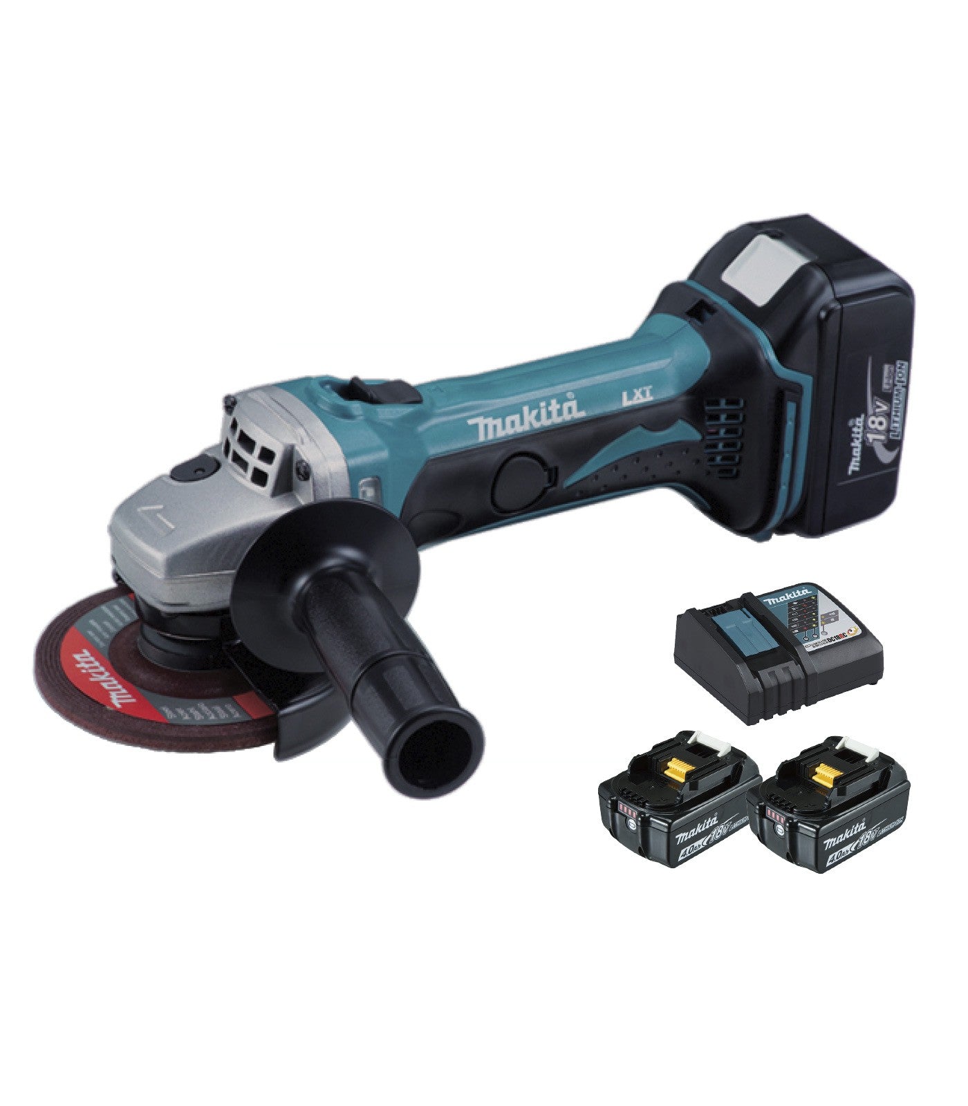 Amoladora a batería Makita DGA452RME 18V 4,0Ah D-115
