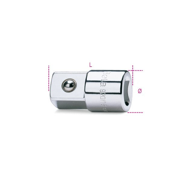 Adaptador llave de vaso Beta 1/2"Hx3/4"M