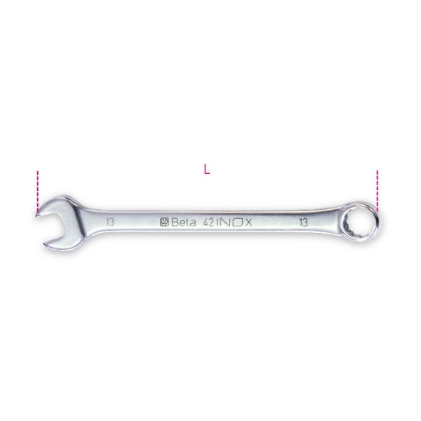 Llave combinada Beta 42INOX 9mm