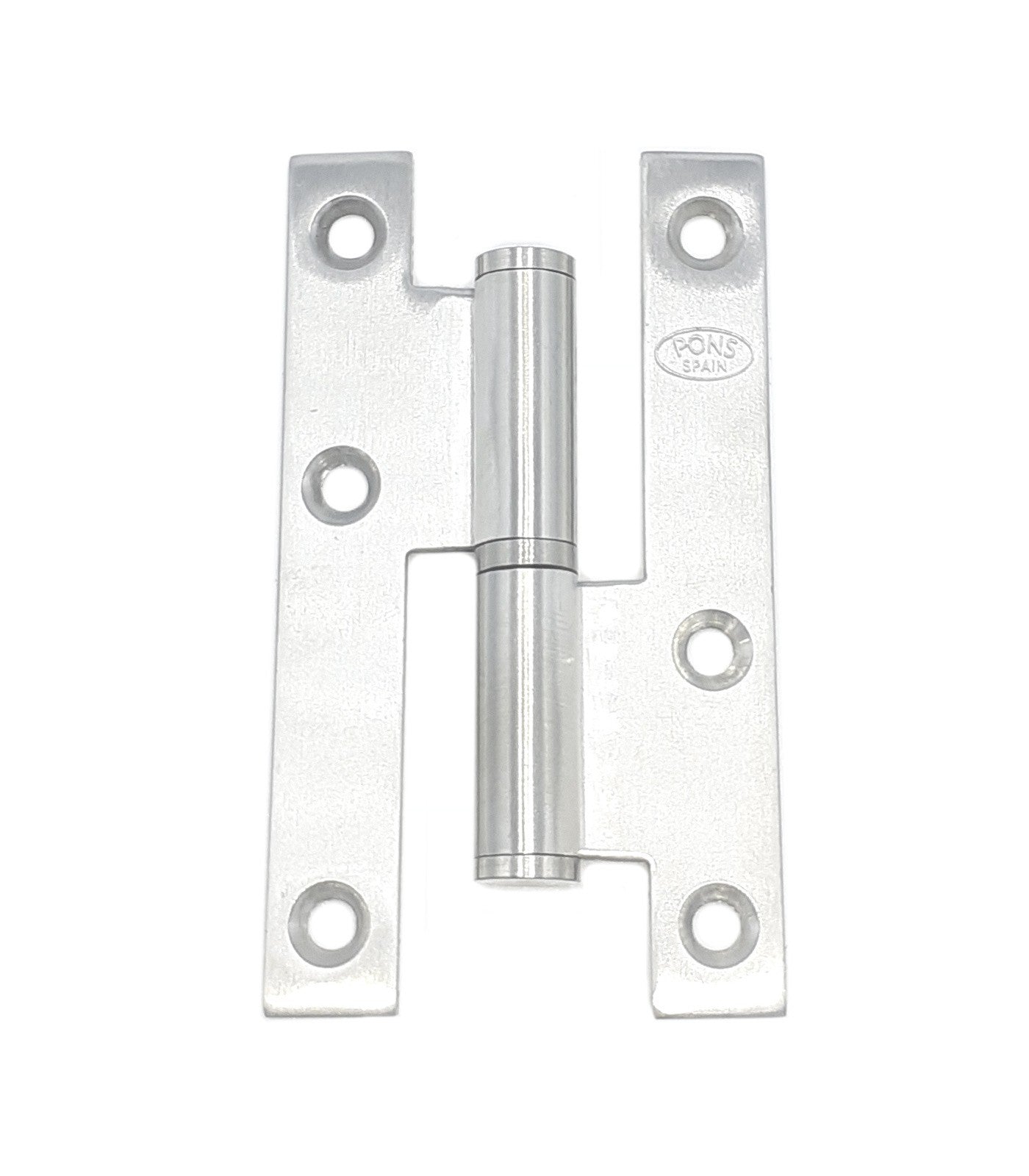 Bisagra inox satinado A-304 137/188 Mod.403 95X55X2 Dcha.