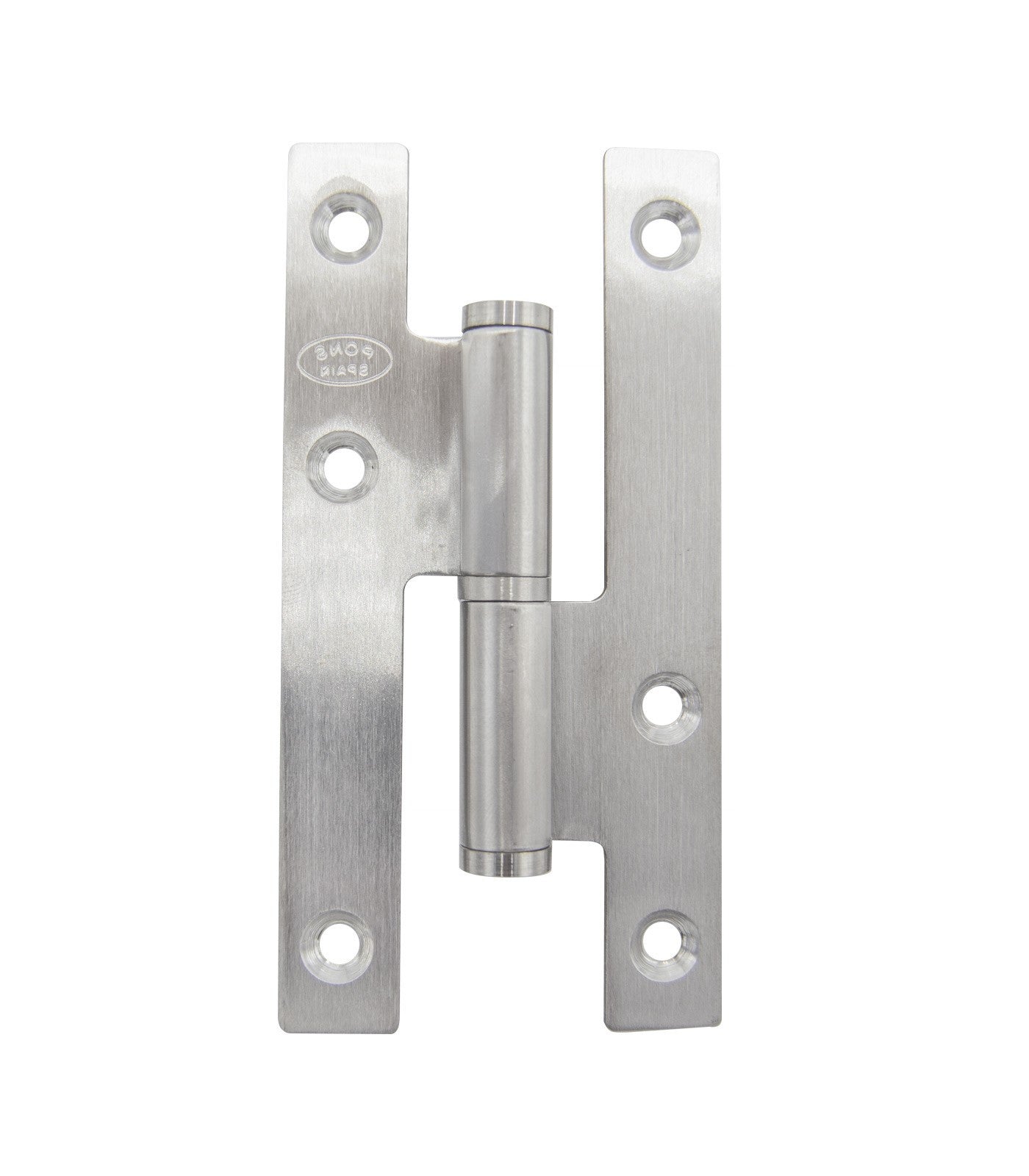 Bisagra inox satinado A-304 137/189 Mod.403 110x55x2 Dcha.