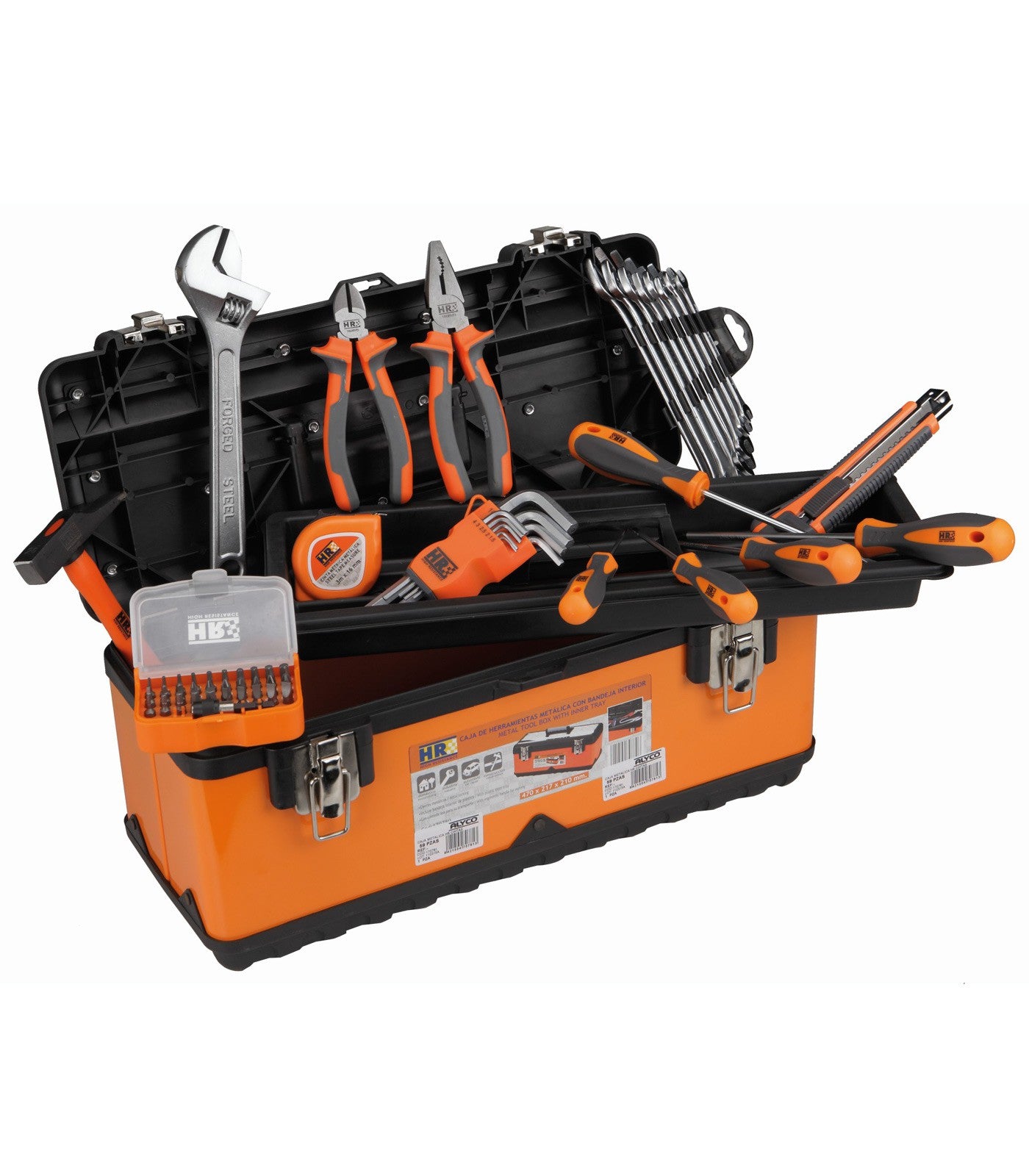 Caja de herramientas HR Alyco 59 piezas 170781