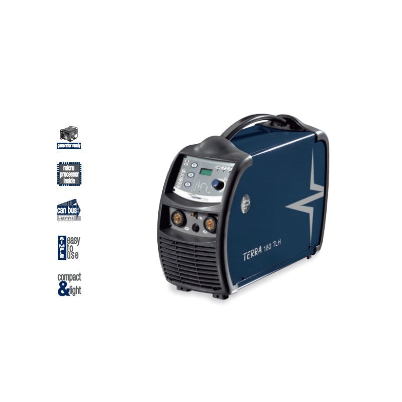 Soldador Inverter Terra 180 TLH con antorcha Tig ST1700 U/D 8m