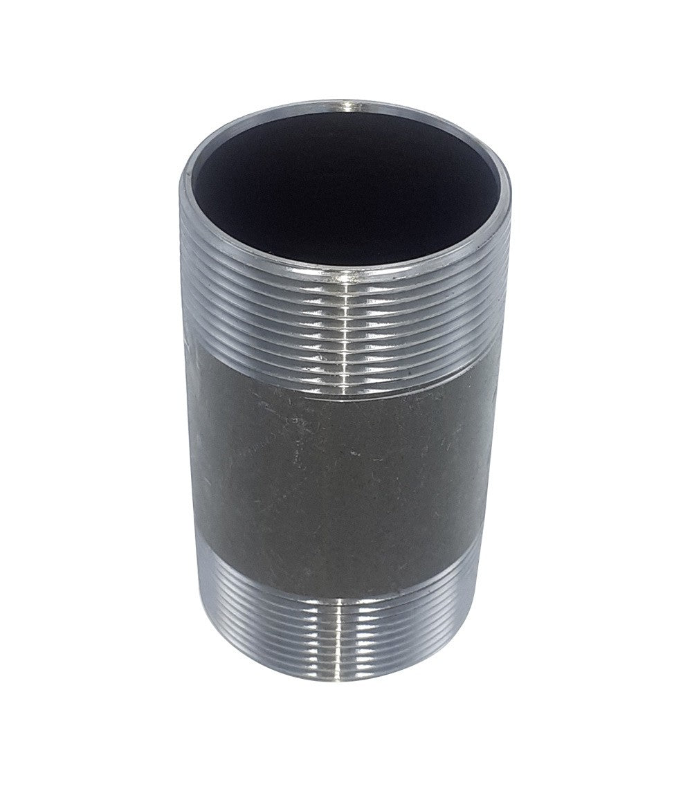 NIPPLE HIERRO NEGRO M/M D-2982 (L.100MM) 2"
