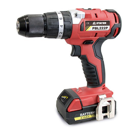 Taladro Percutor Stayer PBL 222 PK 18V 2x2.0Ah