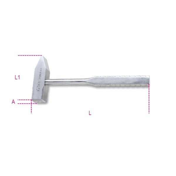 Martillo de mecánico de acero inoxidable Beta 1370INOX 500g