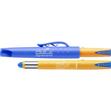 MARCADOR PERMANENTE PICA-GEL AZUL