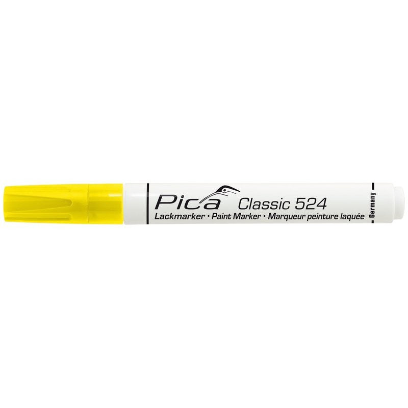 Marcador amarillo de pintura permanente PICA Classic 524/44