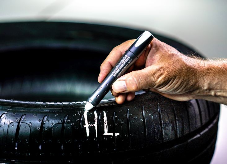 MARCADOR INDUSTRIAL PERMANENTE PICA VISOR BLANCO